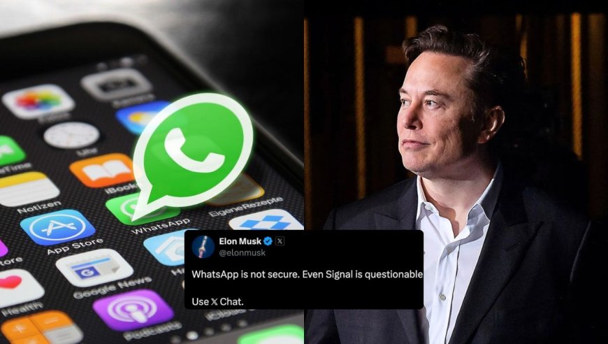 ئیلۆن ماسک بەکارهێنانی ئێکس چات پێشنیار دەکات