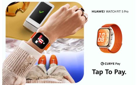 زنجیرەی Huawei Watch Fit 5 تایبەتمەندییەکانی پارەدانی Curve Pay پێدەگات