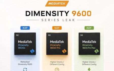 میدیاتێک لە زنجیرەی Dimensity 9600 سێ وەشانی جیاواز ڕادەگەیەنێت